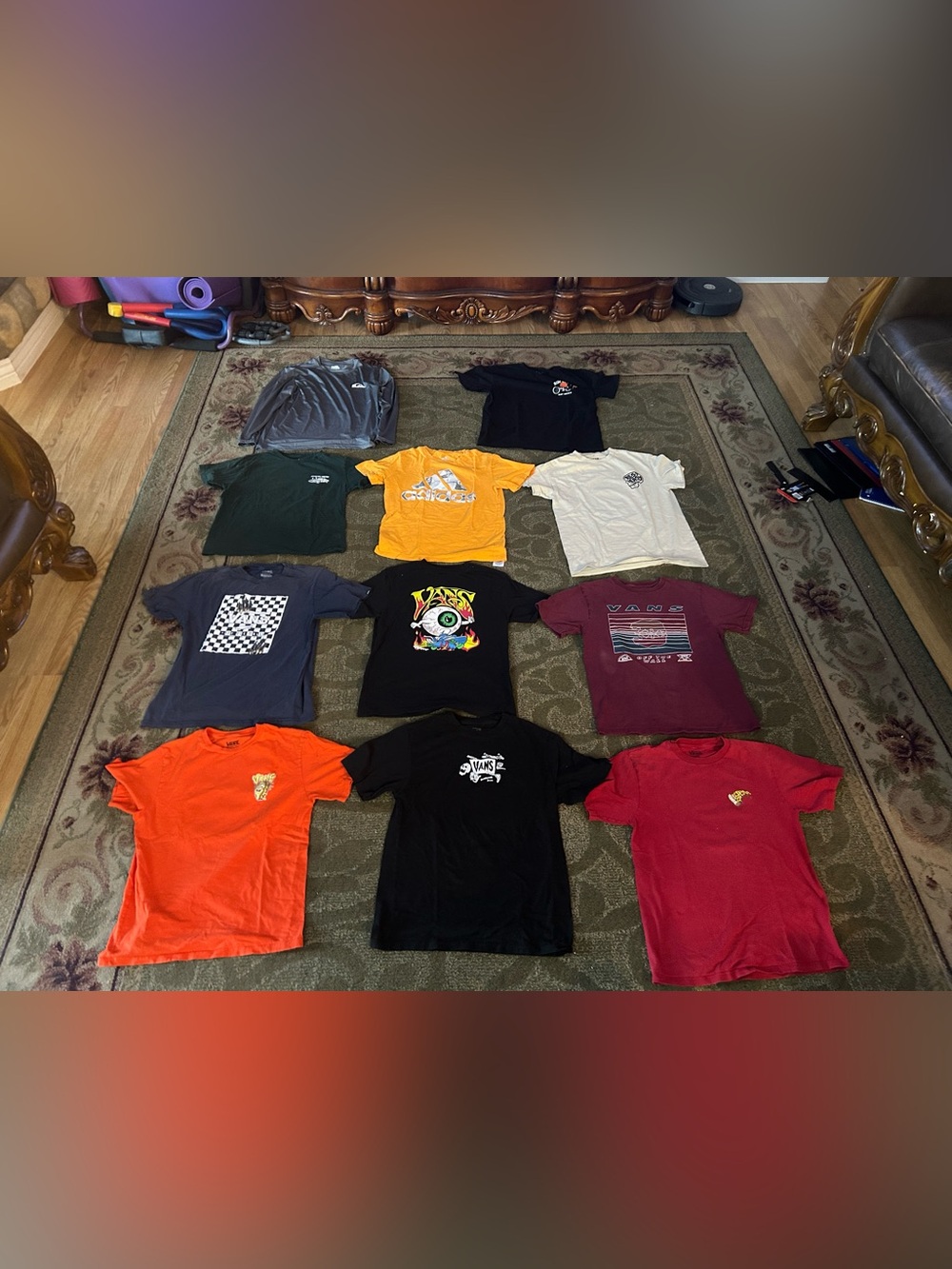 Vans size 14 boys t shirts